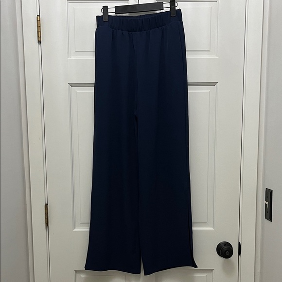 MELLODAY Deep Blue Sleeveless Tank Top & Wide Leg Trouser Pants Set - Size Small - Picture 6 of 16